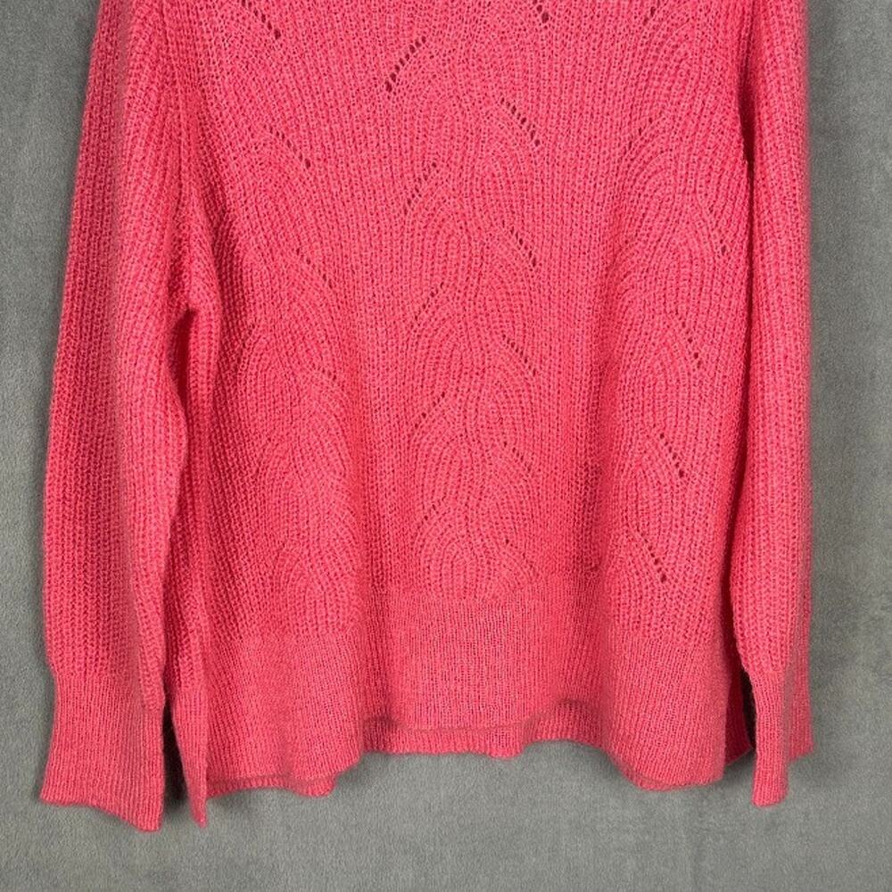 Boden Sweater Womens Extra Large Pink Knit Neutral Preppy Comfort Wool Blend - Picture 3 of 12